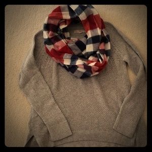 Cable knit Loft Gray Sweater